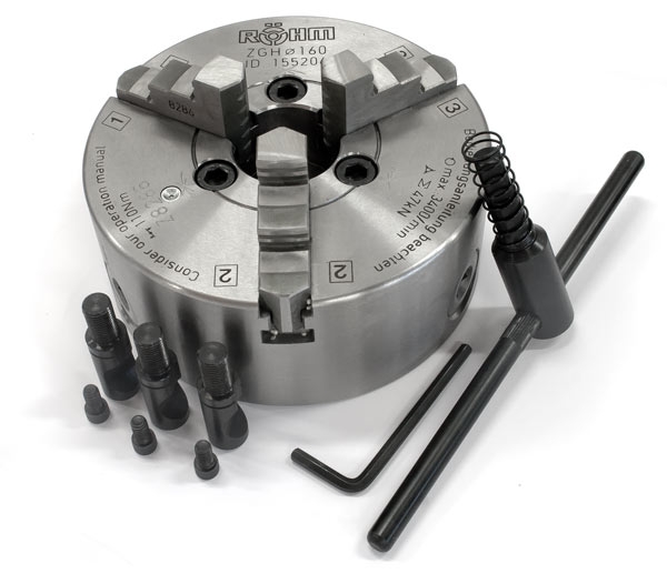 RÖHM 3-čelisťové sklíčidlo O 160 mm Camlock č. 4