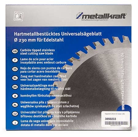 Pilový kotouč na ušlechtilou ocel o 230 mm