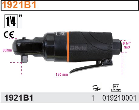 PNEUMATICKÁ RÁČNA OBOUSMĚRNÁ S MECHANICKOU ZÁPADKOU-MODEL 1921B1