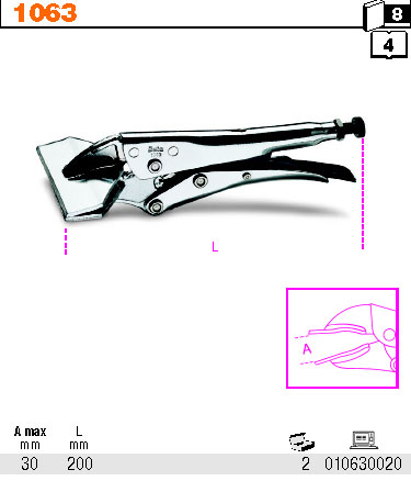 KLEŠTĚ SIKO-MODEL 1063 200MM