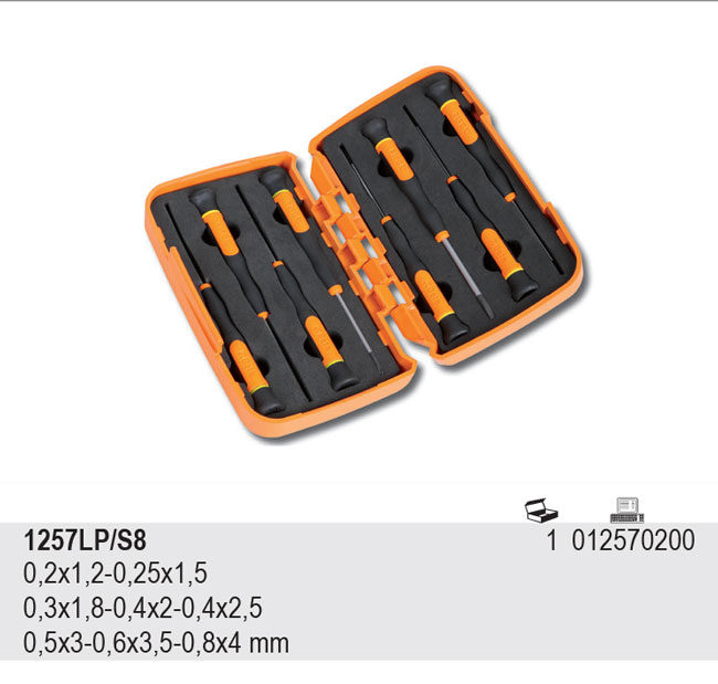 SADA MIKRO ŠROUBOVÁKŮ 1257LP /S8-8 1257LP