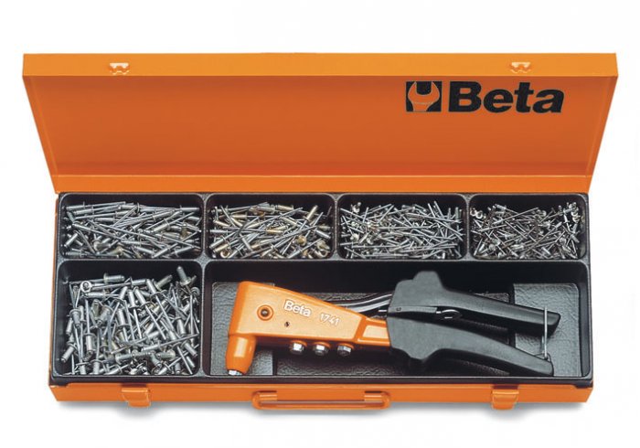 SADA NÝTOVACÍ KLEŠTĚ BOČNÍ S 700 NÝTY-MODEL 1741B/C5