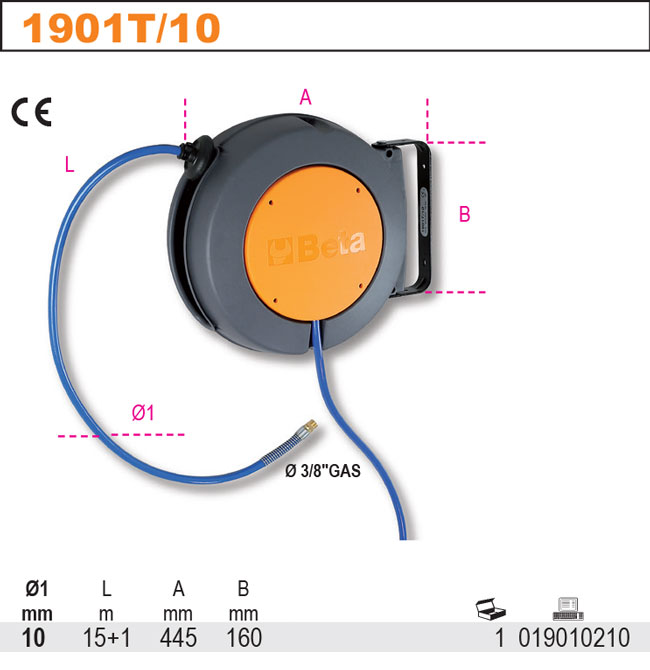 AUTOMATICKÝ NAVIJÁK S TLAKOVOU HADICÍ PR. 10MM