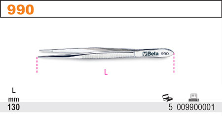PINZETA ROVNÁ-MODEL 990