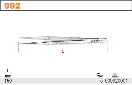 PINZETA ROVNÁ-MODEL 992