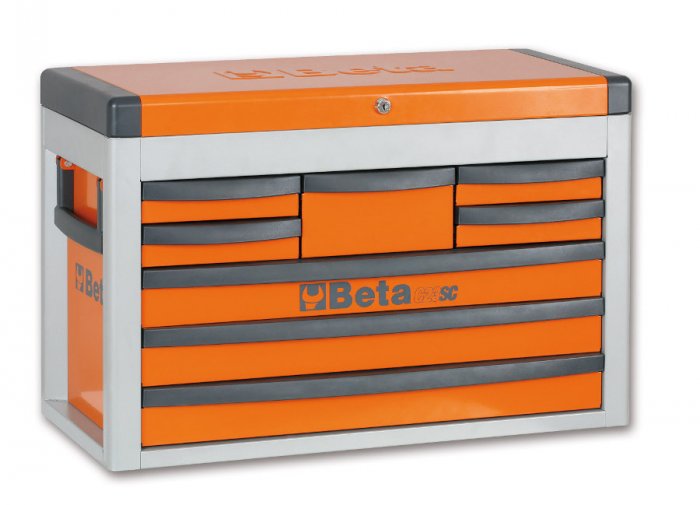 SKŘÍNKA NÁŘAĎOVÁ-MODEL 2300.C23SC S 8 ŠUPLÍKY ORANŽOVÁ