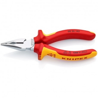 KNIPEX 0826145 Kombinované úzké ploché kleště  VDE 1000