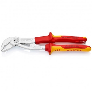 KNIPEX 8726250T Instalatérské kleště Cobra s pojistným okem VDE 1000