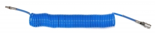 Profi spirálová PU hadice 5 m, o 5/8 mm, s rychlospojkou