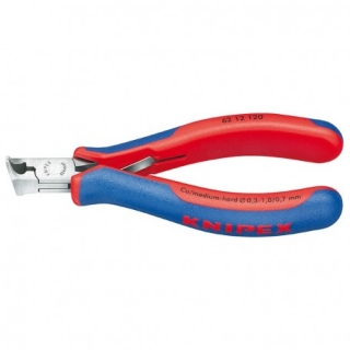 KNIPEX 6212120 Čelní štípací kleště s šikmými břity pro elektroniku 