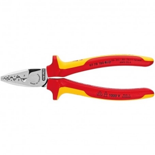 KNIPEX 9778180 Lisovací kleště na koncové dutinky VDE 1000