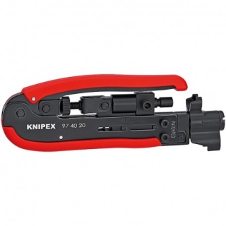 KNIPEX 974020SB Kompresní nářadí pro KOAX konektory