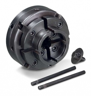 Čtyřčelisťové sklíčidlo o 100 mm, sada 1