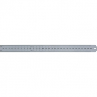 Měřítko ocelové tuhé - zaoblený konec 1000mm/39" KEN5183910K
