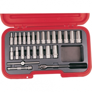 Sada hlavic SD25MA 3/8" - metrický, palcový - 25.dílná sada KEN5826190K