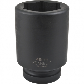 Hlavice rázová prodloužená 1" 6-hranná 80mm KEN5836720K