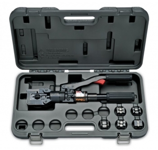 KLEŠTĚ ZATISKACÍ NA KABELOVÉ KONCOVKY HYDRAULICKÉ 5 ČELISTÍ-MODEL 1609C/C5