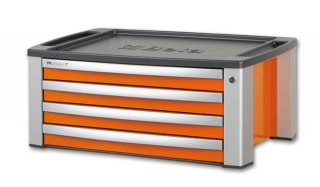 SKŘÍNKA NÁŘAĎOVÁ C39T -MODEL 3900 4 ŠUPLÍKY ORANŽOVÝ